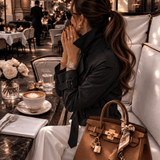 Velira High-Neck Belted Trench Coat | Isabelle Aukštos Kaklo Diržinis Paltas | Izabelė