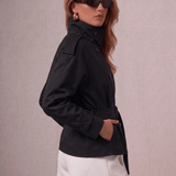 Velira High-Neck Belted Trench Coat | Isabelle Aukštos Kaklo Diržinis Paltas | Izabelė