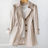 Velira JACKETS & COATS Bežinė / XS Clara | Klasikinis vintage trenčkotis