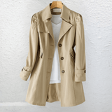 Velira JACKETS & COATS Chaki / XS Clara | Klasikinis vintage trenčkotis