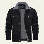 Velira Jackets & Overcoats Juoda / S Monrealio kordūrinis šerpa švarkas