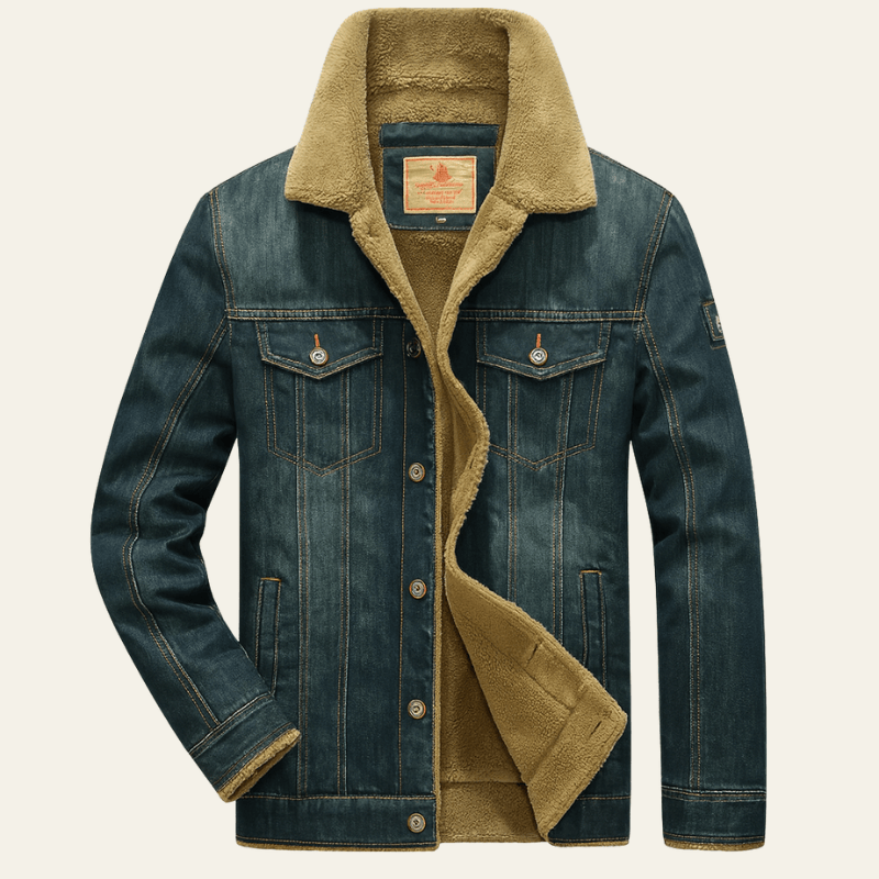 Velira Jackets & Overcoats Mėlyna / M Palermo Avių Vilnos Džinsinis Švarkas