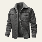 Velira Jackets & Overcoats Pilka / M Monrealo džinsinis šerpos švarkas