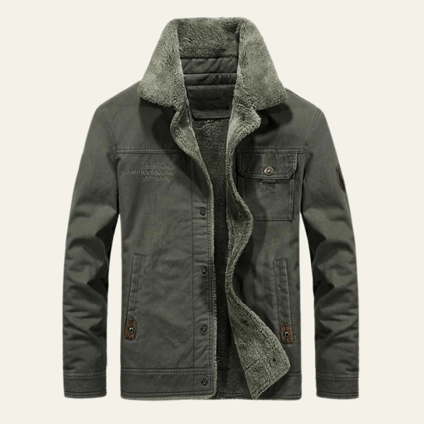 Velira Jackets & Overcoats Žalia / M Grifino pamušalu naudotojų striukė