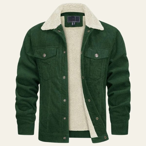 Velira Jackets & Overcoats Žalia / S Monrealio kordūrinis šerpa švarkas