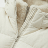 Velira Joane | Hooded Short Puffer Jacket with Plush Lining Joane | Trumpa pūkinė striukė su gobtuvu ir pūkine pamušalu