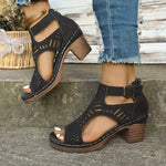 Velira Juoda (beveik išparduota) / 5 (36EU) Elena - Ergonomiški sandalai