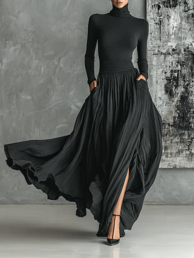 Eva™ | Elegantiškas komplektas su plisuota sijonu