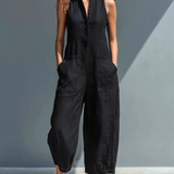 Velira Juoda / S Lotte™ | Minimalistinis be rankovių kombinezonas