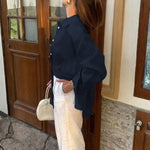 Velira Knitwear & Tops Kyoto Per didelis mygtukų marškiniai
