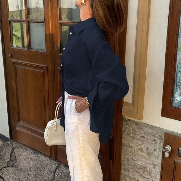 Velira Knitwear & Tops Kyoto Per didelis mygtukų marškiniai