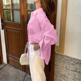Velira Knitwear & Tops Kyoto Per didelis mygtukų marškiniai