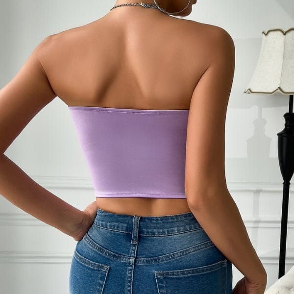 Velira Knitwear & Tops Sorrento gėlių aplikacijos korseto viršus