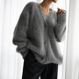 Velira Knitwear & Tops Veronos ilgas rankovės mezgimo kardiganas