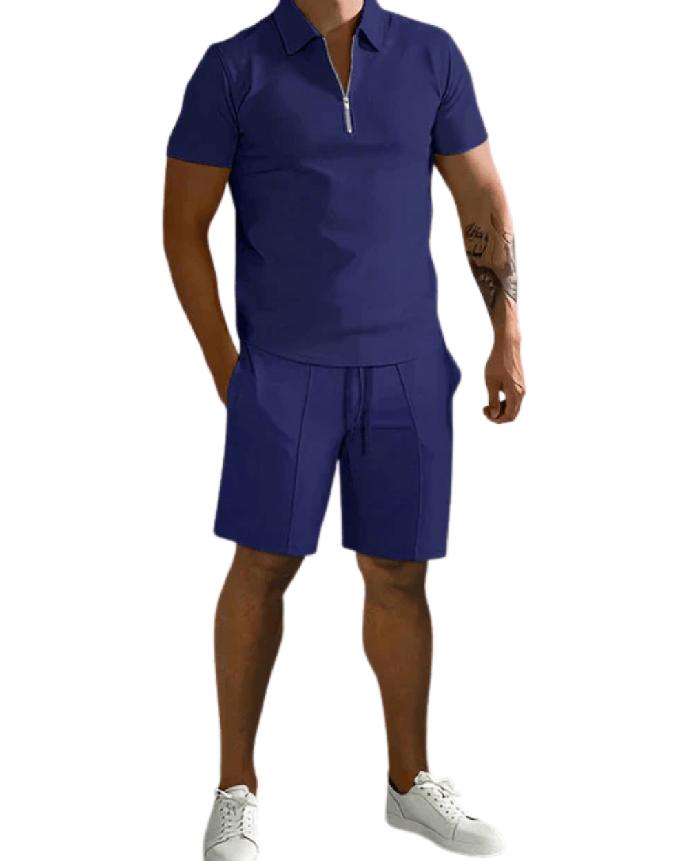 Velira Korte Broek Heren Elegantiškas Polo Marškinėlių Rinkinys