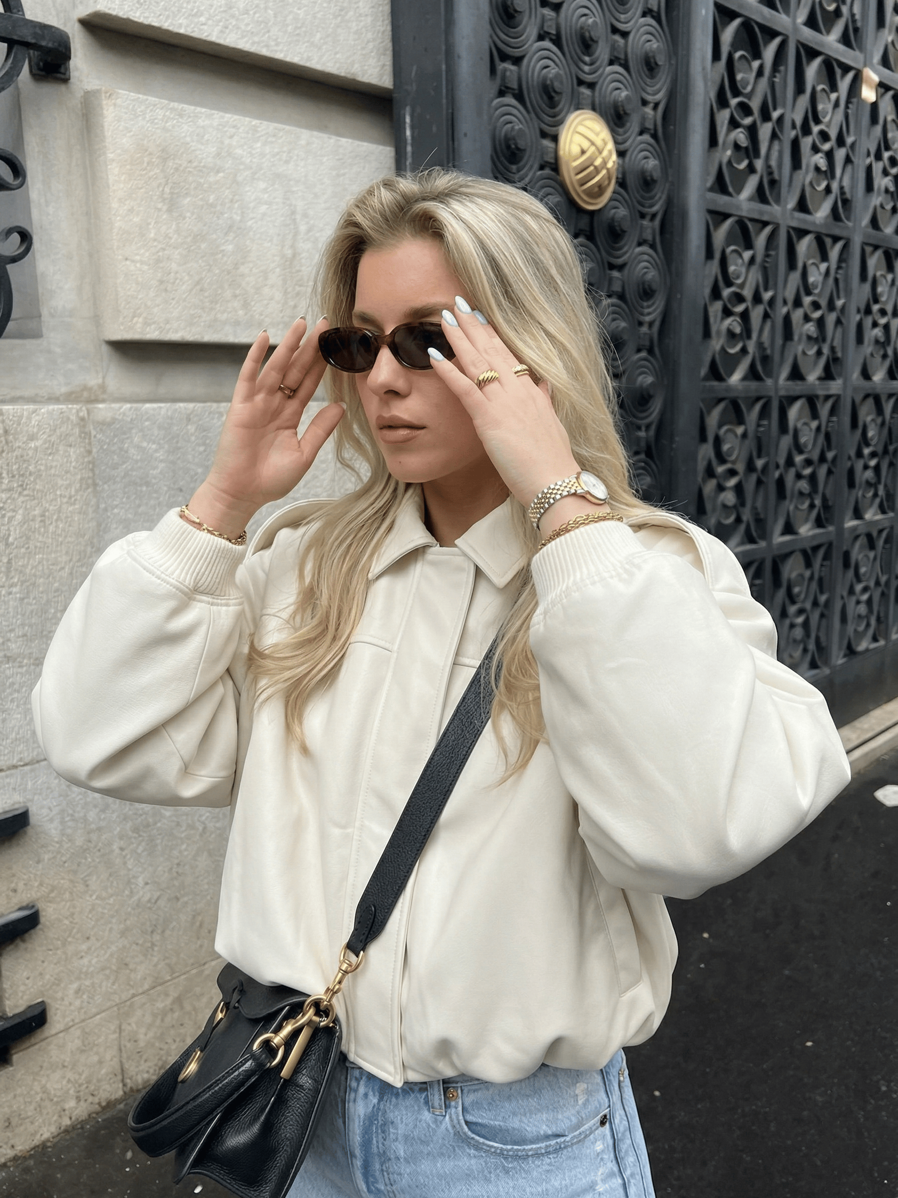 Velira Lara | Suede Bomber Jacket Lara | Suede Bomber Striukė
