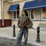 Velira Lara | Suede Bomber Jacket Lara | Suede Bomber Striukė