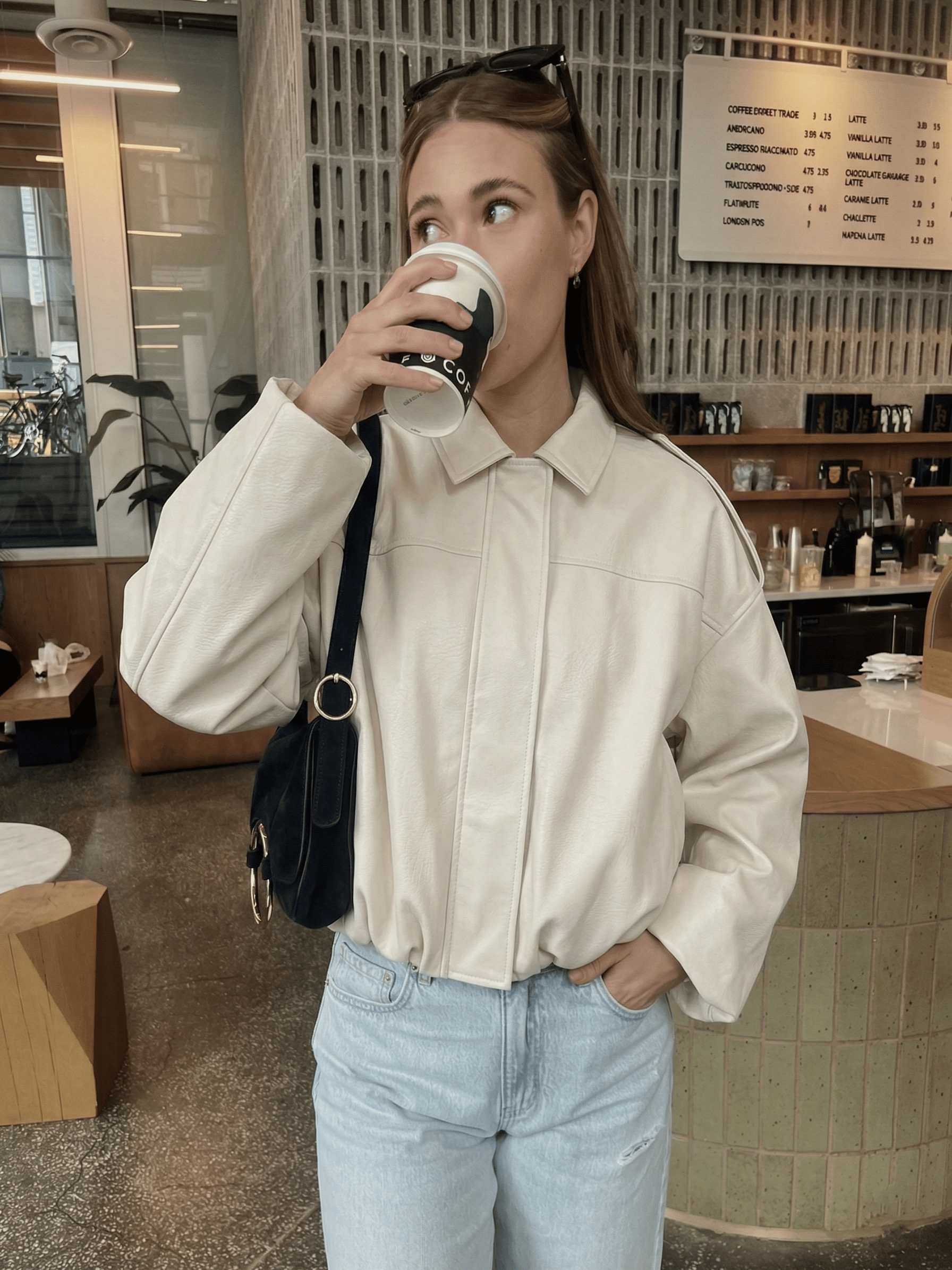 Velira Lara | Suede Bomber Jacket Lara | Suede Bomber Striukė