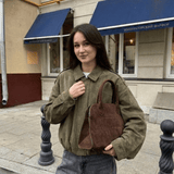 Velira Lara | Suede Bomber Jacket Lara | Suede Bomber Striukė