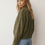 Velira Lara | Suede Bomber Jacket Lara | Suede Bomber Striukė