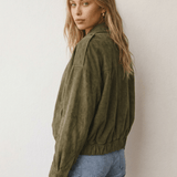 Velira Lara | Suede Bomber Jacket Lara | Suede Bomber Striukė