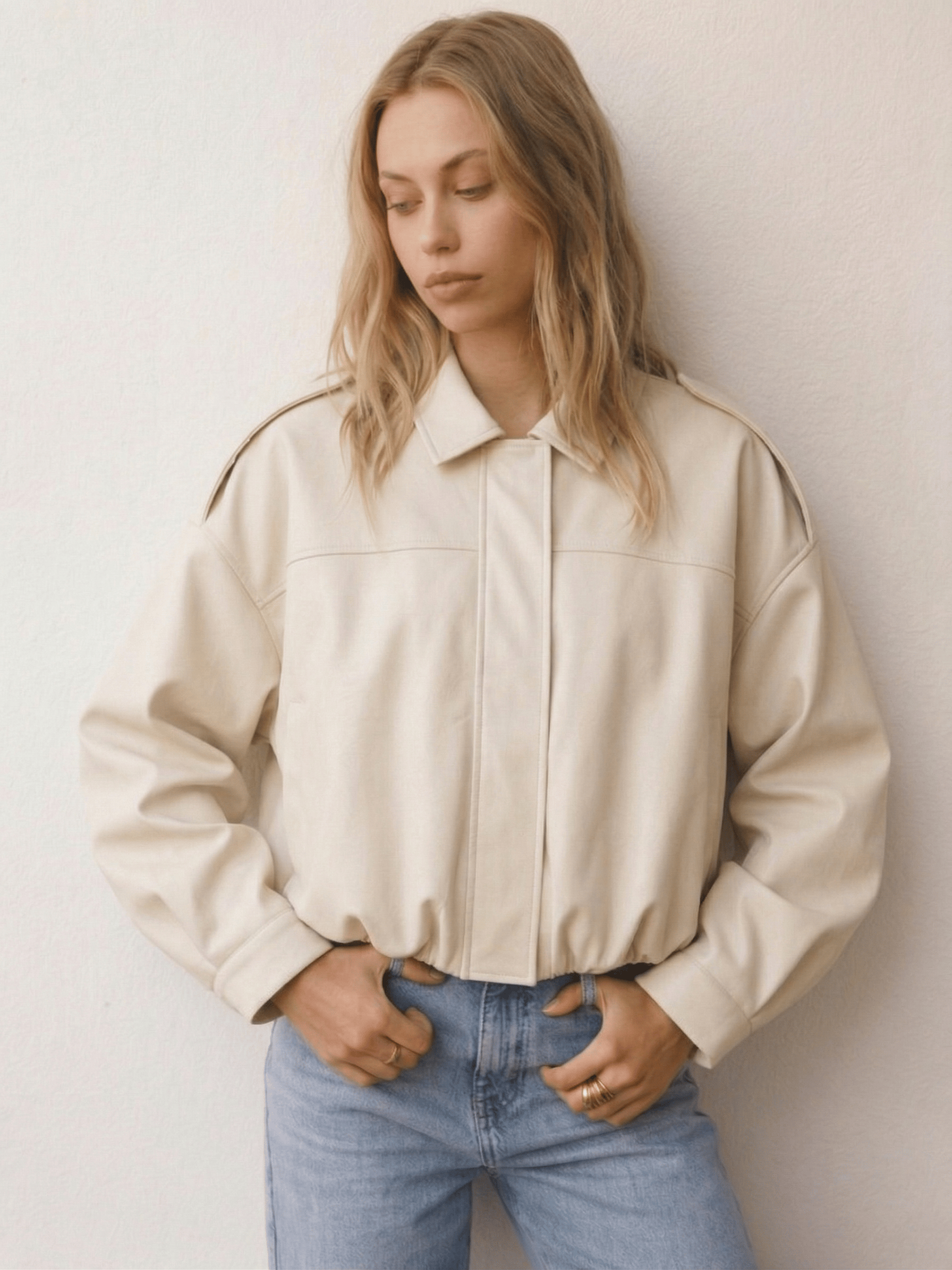 Velira Lara | Suede Bomber Jacket Lara | Suede Bomber Striukė