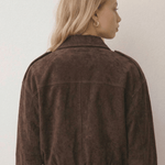 Velira Lara | Suede Bomber Jacket Lara | Suede Bomber Striukė