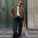 Velira Lara | Suede Bomber Jacket Lara | Suede Bomber Striukė