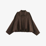 Velira Lara | Suede Bomber Jacket Ruda / S Lara | Suede Bomber Striukė
