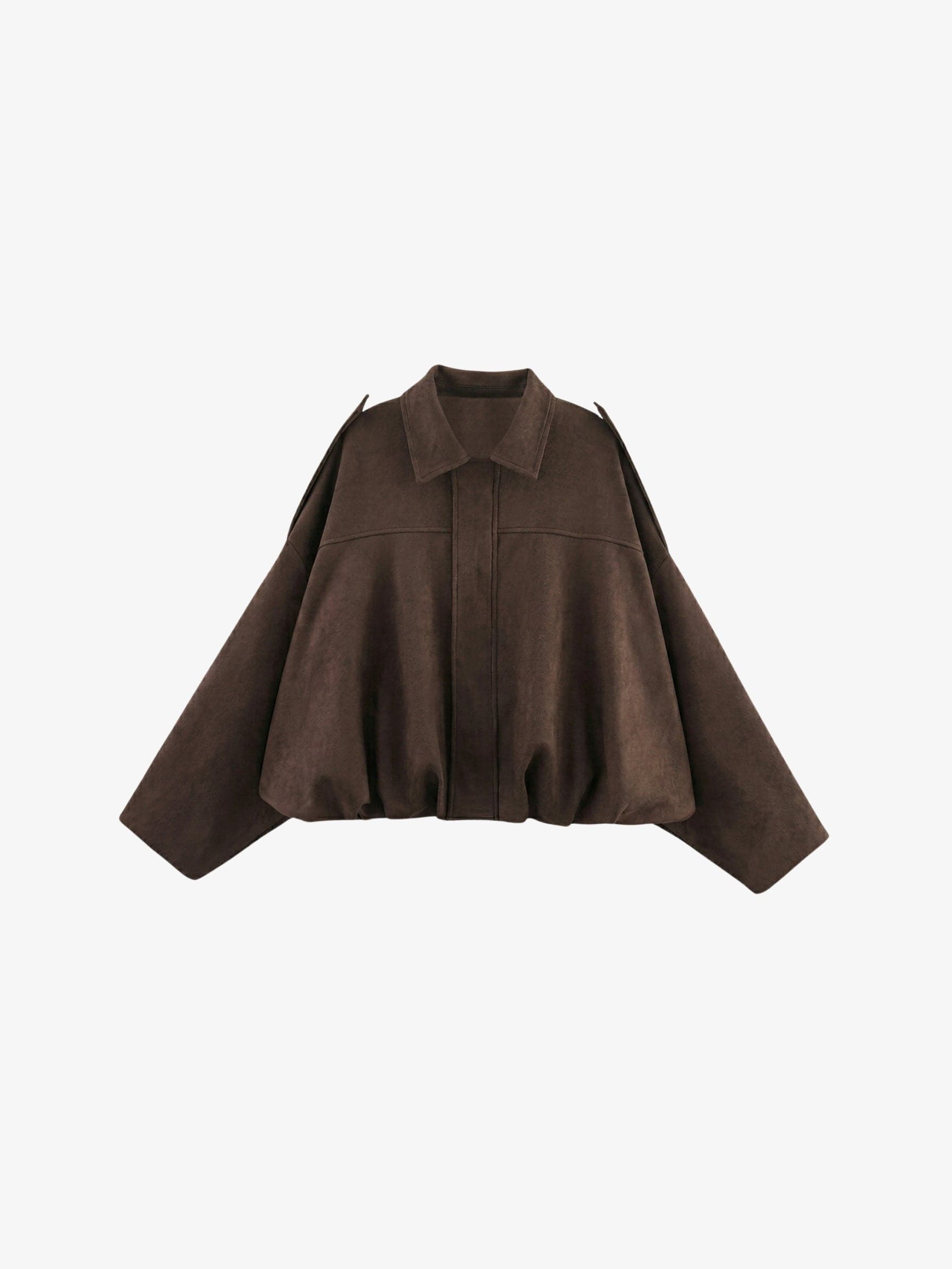 Velira Lara | Suede Bomber Jacket Ruda / S Lara | Suede Bomber Striukė