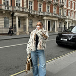 Velira Lea | Faux Fur Statement Winter Coat Lea | Dirbtinio kailio žiemos paltas