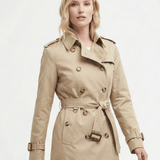 Velira Letifen | Double-Breasted Belted Trench Coat Letifen | Dvigubo užsegimo diržinis paltas