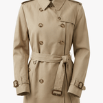 Velira Letifen | Double-Breasted Belted Trench Coat Letifen | Dvigubo užsegimo diržinis paltas