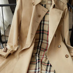 Velira Letifen | Double-Breasted Belted Trench Coat Letifen | Dvigubo užsegimo diržinis paltas