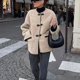 Velira Liz | Faux Shearling Toggle Coat Liz | Dirbtinio avikailio paltas