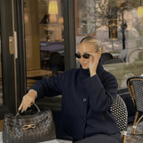 Velira Martha | High-Neck Buttoned Pea Coat Martha | Aukštos kaklo mygtukinė žieminė striukė
