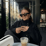 Velira Martha | High-Neck Buttoned Pea Coat Martha | Aukštos kaklo mygtukinė žieminė striukė