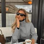 Velira Martha | High-Neck Buttoned Pea Coat Martha | Aukštos kaklo mygtukinė žieminė striukė