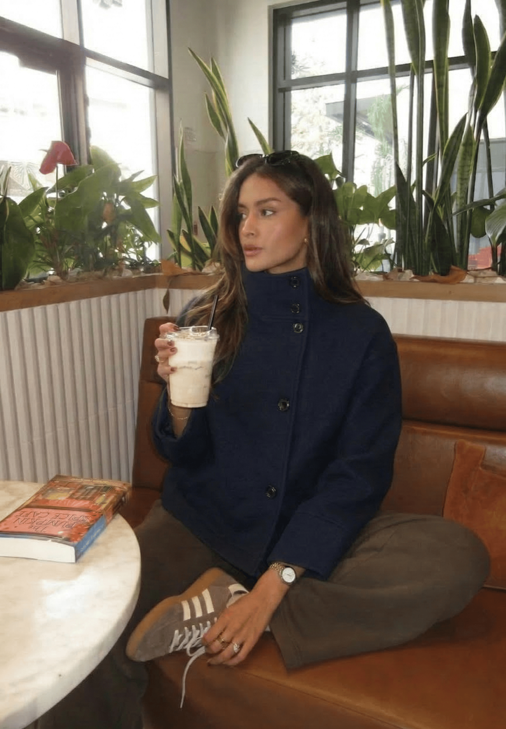 Velira Martha | High-Neck Buttoned Pea Coat Martha | Aukštos kaklo mygtukinė žieminė striukė