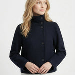 Velira Martha | High-Neck Buttoned Pea Coat Martha | Aukštos kaklo mygtukinė žieminė striukė