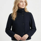 Velira Martha | High-Neck Buttoned Pea Coat Martha | Aukštos kaklo mygtukinė žieminė striukė