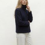 Velira Martha | High-Neck Buttoned Pea Coat Martha | Aukštos kaklo mygtukinė žieminė striukė