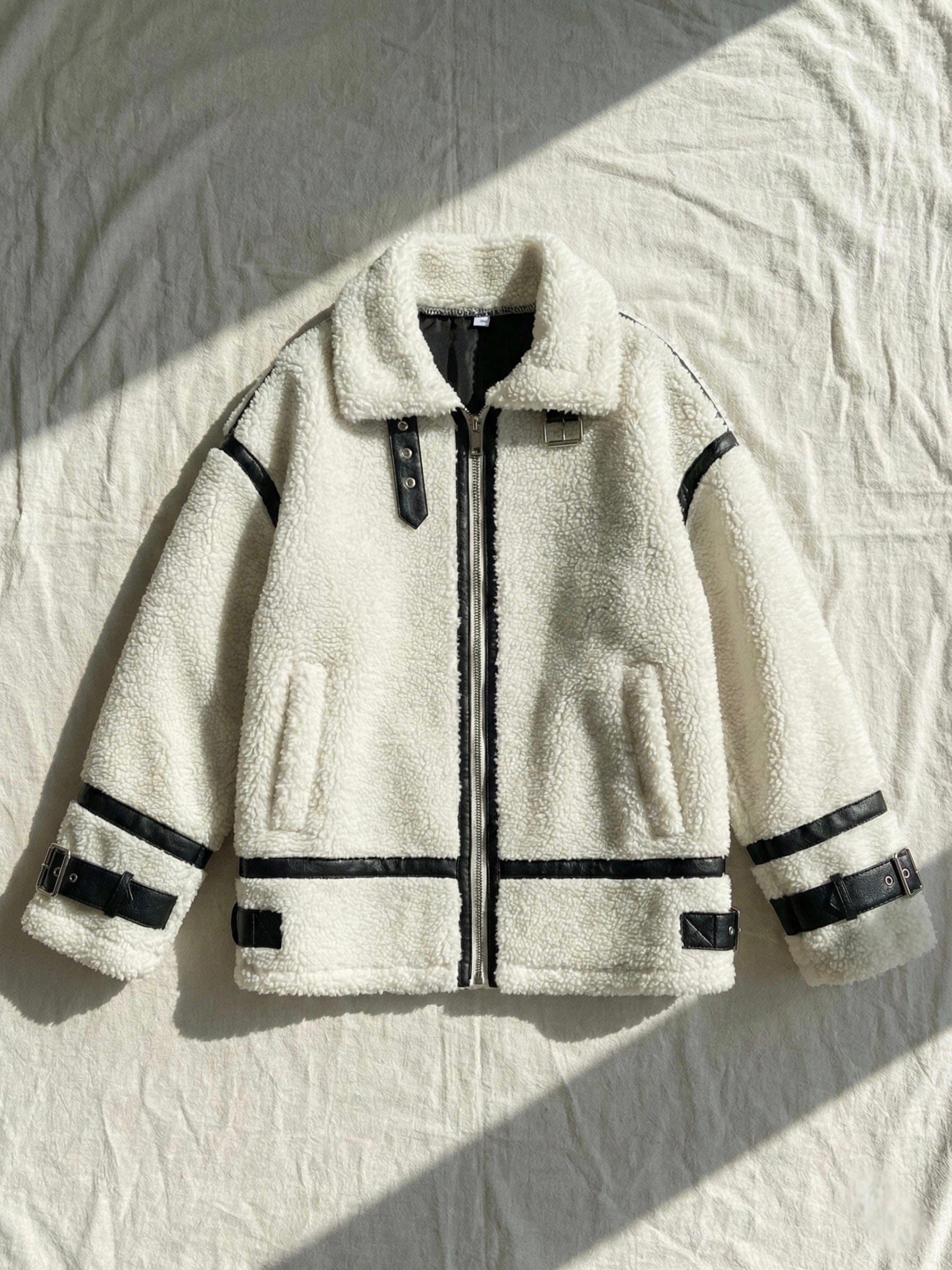 Velira Mathilda | Faux Shearling Zip-Up Jacket Mathilda | Dirbtinio avikailio užtrauktukas