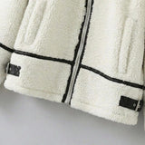 Velira Mathilda | Faux Shearling Zip-Up Jacket Mathilda | Dirbtinio avikailio užtrauktukas