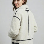 Velira Mathilda | Faux Shearling Zip-Up Jacket Mathilda | Dirbtinio avikailio užtrauktukas