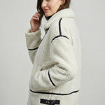 Velira Mathilda | Faux Shearling Zip-Up Jacket Mathilda | Dirbtinio avikailio užtrauktukas