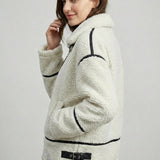 Velira Mathilda | Faux Shearling Zip-Up Jacket Mathilda | Dirbtinio avikailio užtrauktukas