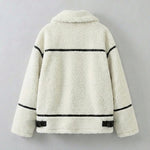 Velira Mathilda | Faux Shearling Zip-Up Jacket Mathilda | Dirbtinio avikailio užtrauktukas
