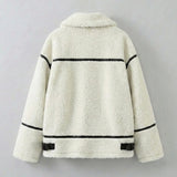 Velira Mathilda | Faux Shearling Zip-Up Jacket Mathilda | Dirbtinio avikailio užtrauktukas