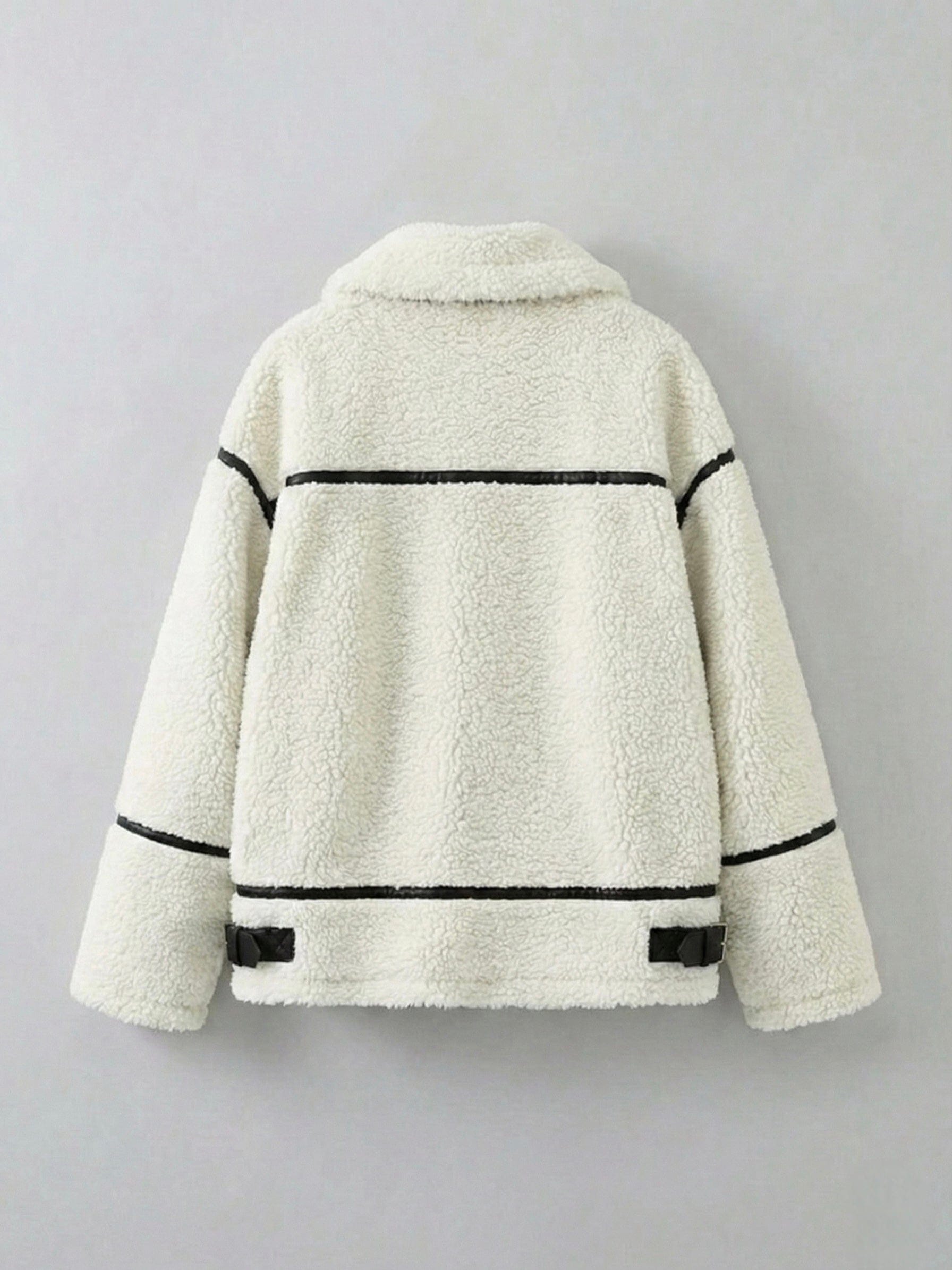 Velira Mathilda | Faux Shearling Zip-Up Jacket Mathilda | Dirbtinio avikailio užtrauktukas